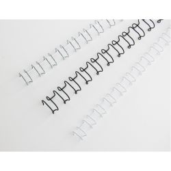 GBC Peignes métalliques MultiBind blanc 8 mm (100)