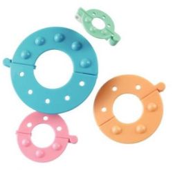 Outils à pompons 4 tailles assortis (Lot de 4)