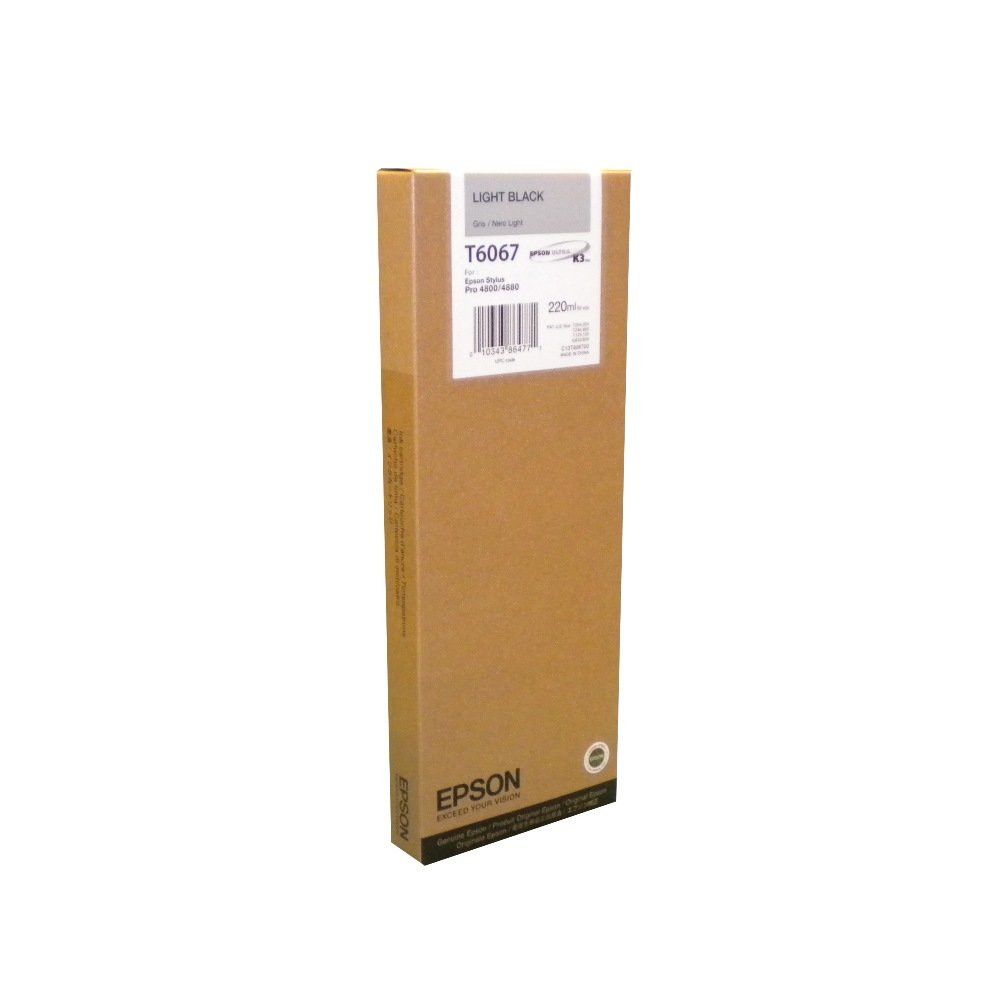 Cart EPSON - T6067 - Gris - Stylus Pro 4800/4880 (220ml)  F**