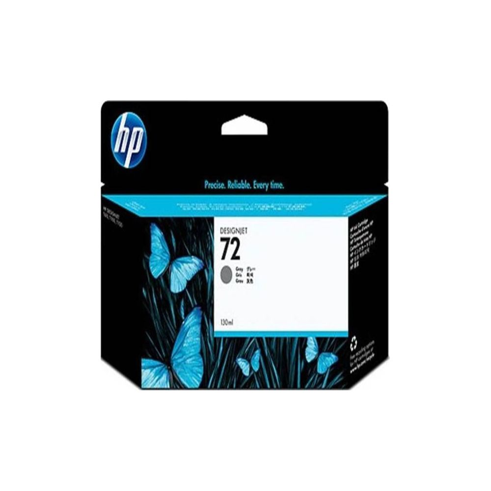 Cart HP N°72 Gris - C9374A - DesignJet T610/1100/1300/2300 (130ml) **