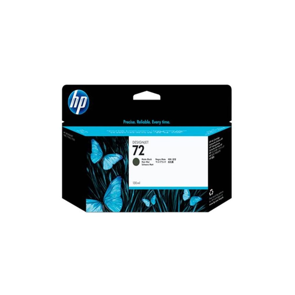 Cart HP N°72 Noir Mat - C9403A - DesignJet T610/1100/1300/2300(130ml)