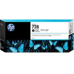 Cart HP N°728 Noir Mat - F9J68A - DesignJet T730/T830 (300ml)**