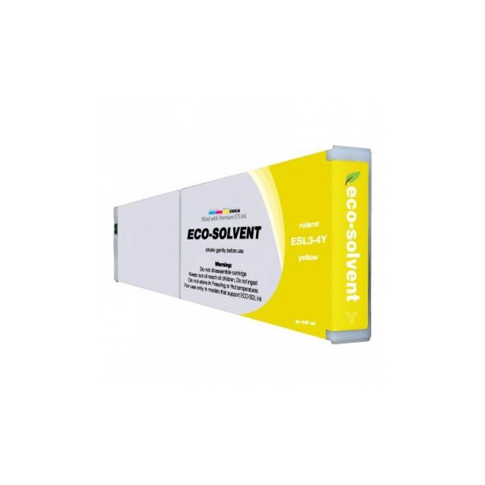 Cartouche ROLAND - ECO-SOL MAX - ESL3-4YE - JAUNE (440 ml)