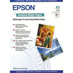 Papier photo EPSON A3 Archival mat - 192g (50 feuilles)