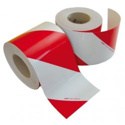 Kit bande alternée rouge/blanc ORACAL 5421- 141mmx50m - Gauche/droite