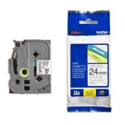 Ruban BROTHER P-TOUCH - 24mm Noir/transparent - TZ-151 (8 m)