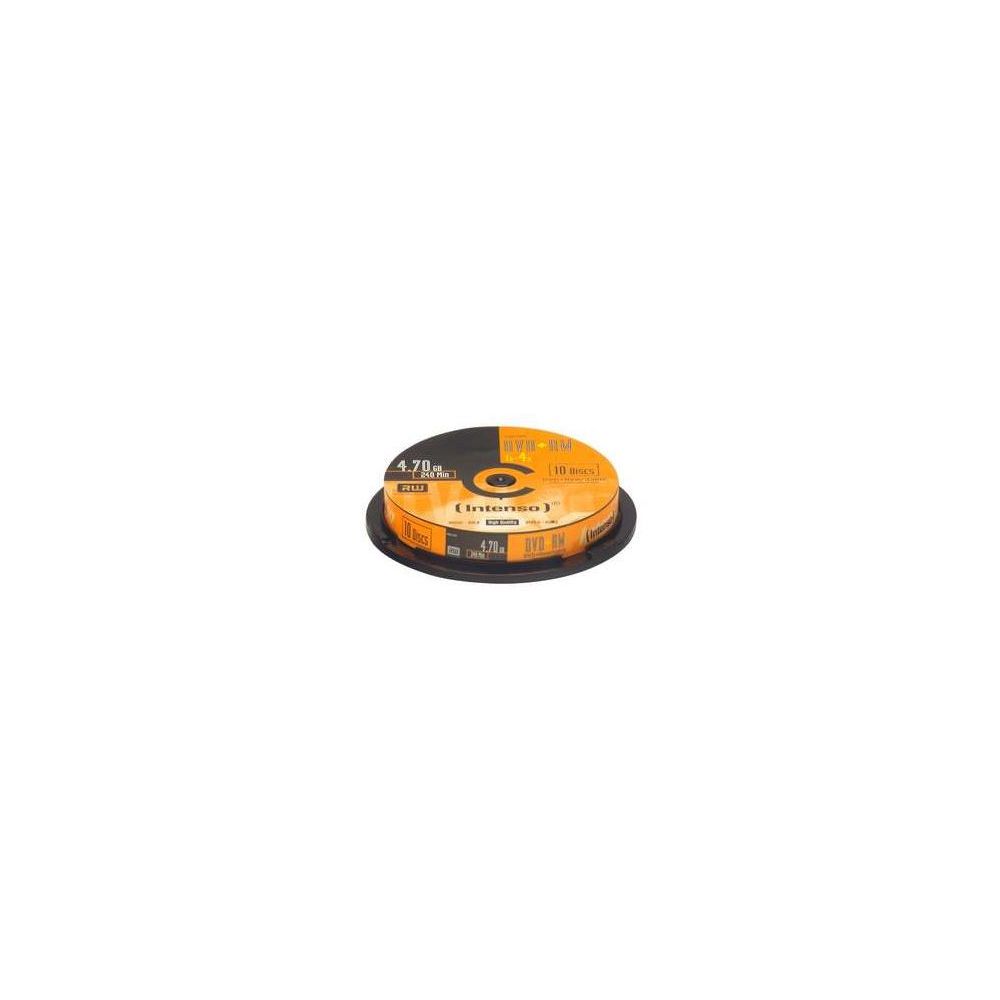 DVD+RW INTENSO 4.7 Go - Vitesse : 4X - Spindle box (par 10)