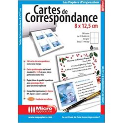Cartes de correspondance 8 x 12.5 cm  ma5065