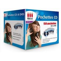 Pochettes CD/DVD (Paquet de 150)
