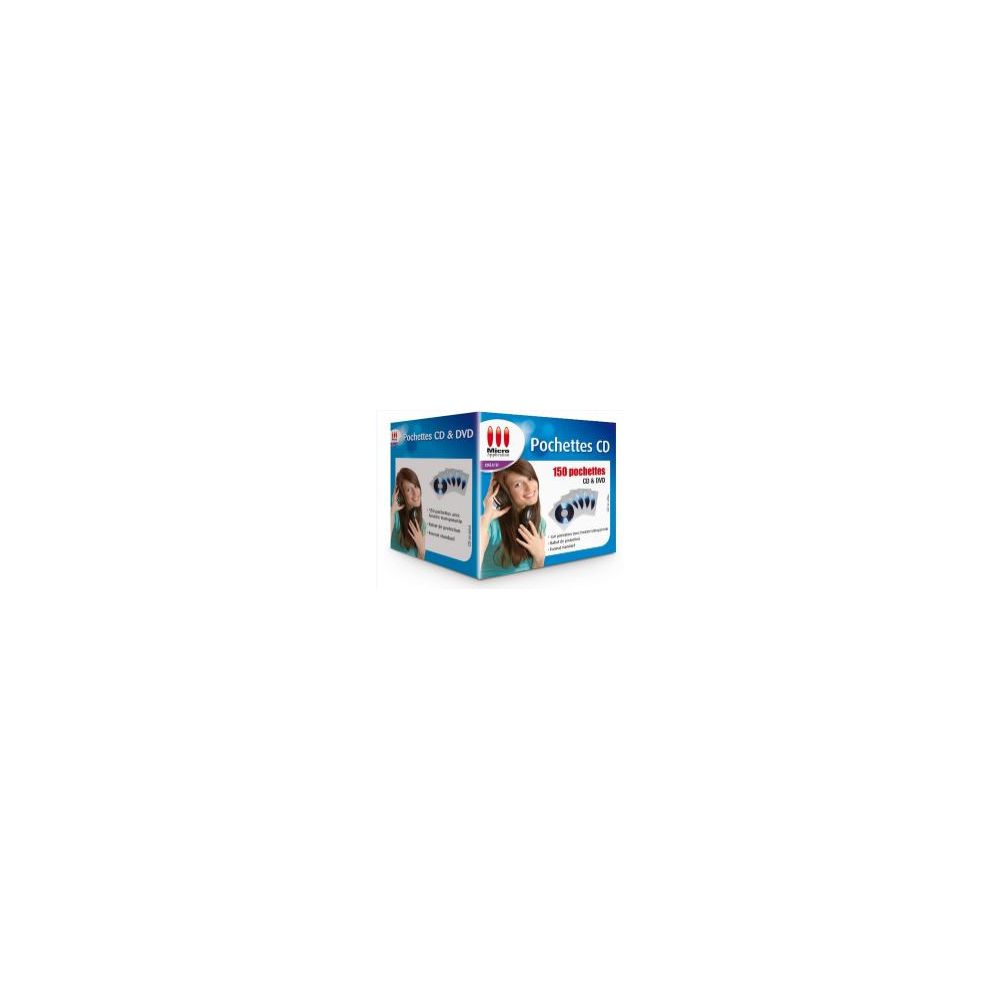 Pochettes CD/DVD (Paquet de 150)