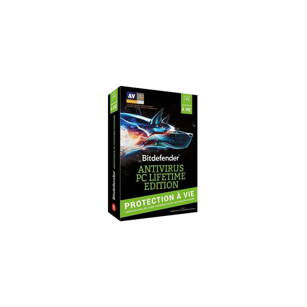 BITDEFENDER Antivirus PC Lifetime Edition 2018 - 1 poste