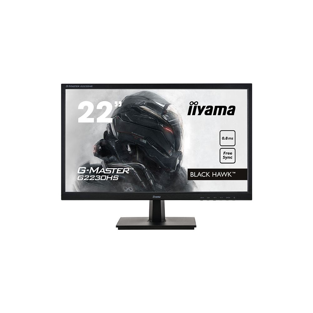Moniteur 21.5" IIYAMA G-MASTER G2230HS-B1 1920x1080 DP/HDMI/VGA