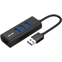 Hub USB3.0 3xUSB 3.0  + RJ45 VL-HJ45 VOLANS
