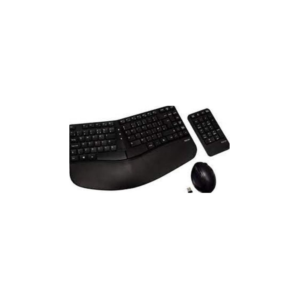 Clavier souris sans fil ergonomique V7 - Droitier