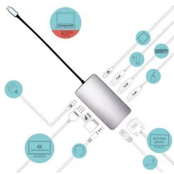Station d accueil I-TEC USB-C 100W 5xUSB3/3xUSB2/Type-C/RJ45/HDMI/VGA