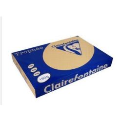 Rame A3 - 160g - Abricot CLAIREFONTAINE (250 f.) - Ref: 1012