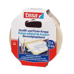 Adhesif Papier crêpé  19mm x 25m TESA masquage