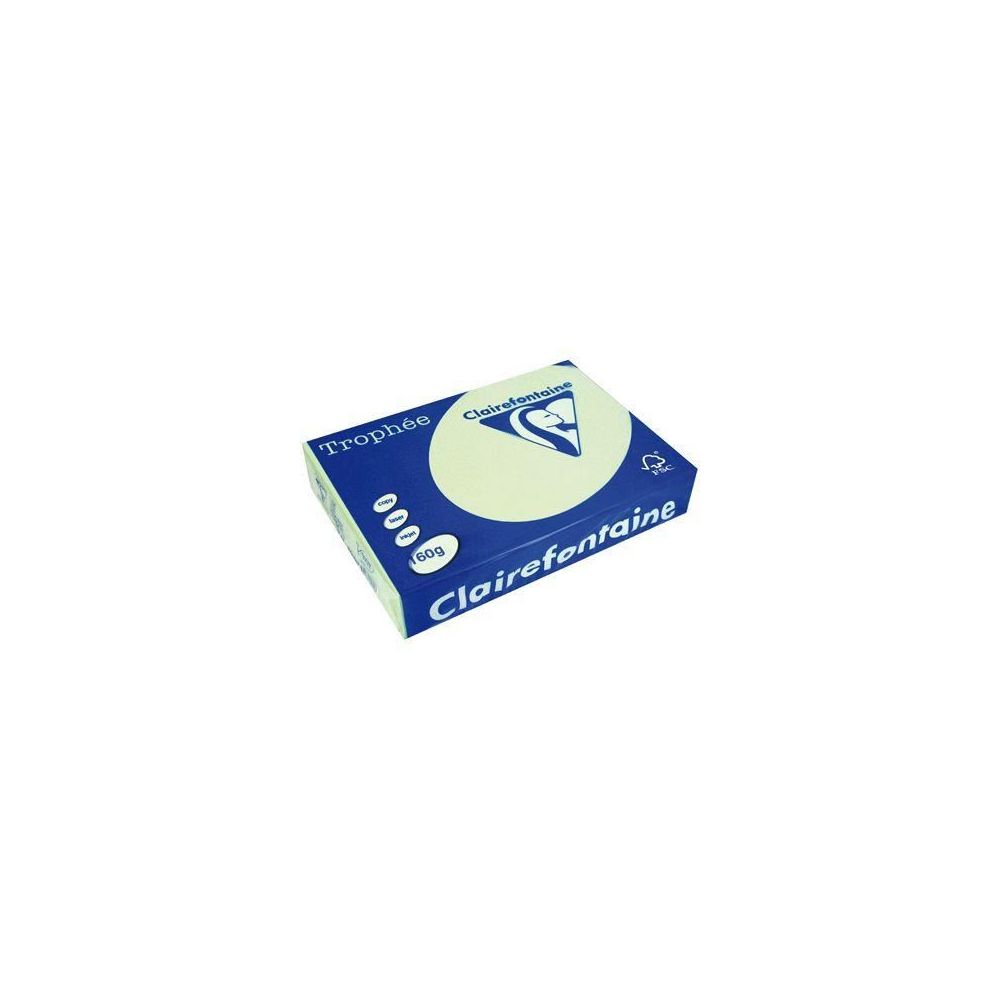 Rame A3 - 160g - Vert Golf Pastel CLAIREFONTAINE (250 f.) Ref:1114