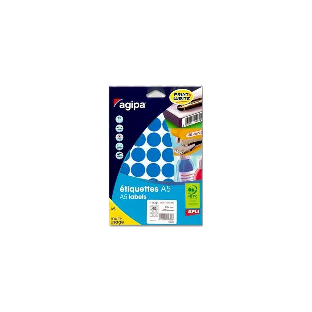 Pastilles signalisation - 24mm - Sachet de 400 - BLEU  **