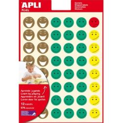 Gommettes SMILEYS enlevables (paquet 576 unités)