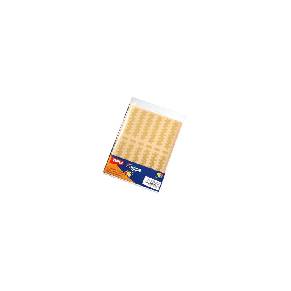 Gommettes ETOILES Or & Argent  Petit modèle (paquet 288 unités)