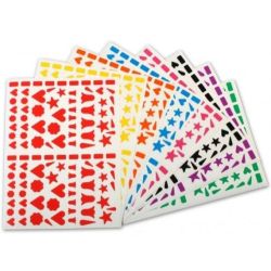 Gommettes CŒURS & CLOCHETTES (Paquet  1 120 unités)