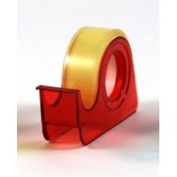 Adhesif Transp. & Perman. 15mm x 10m APLI + dévidoir - 1er PRIX