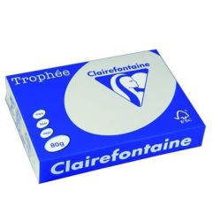 Rame A3 -  80g - Gris Perle CLAIREFONTAINE (500 f.) - Ref: 1251