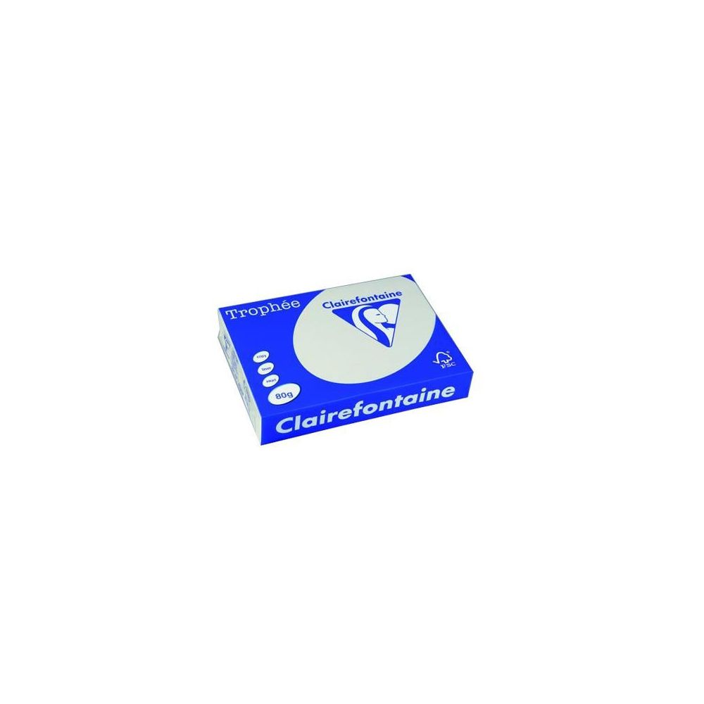 Rame A3 -  80g - Gris Perle CLAIREFONTAINE (500 f.) - Ref: 1251