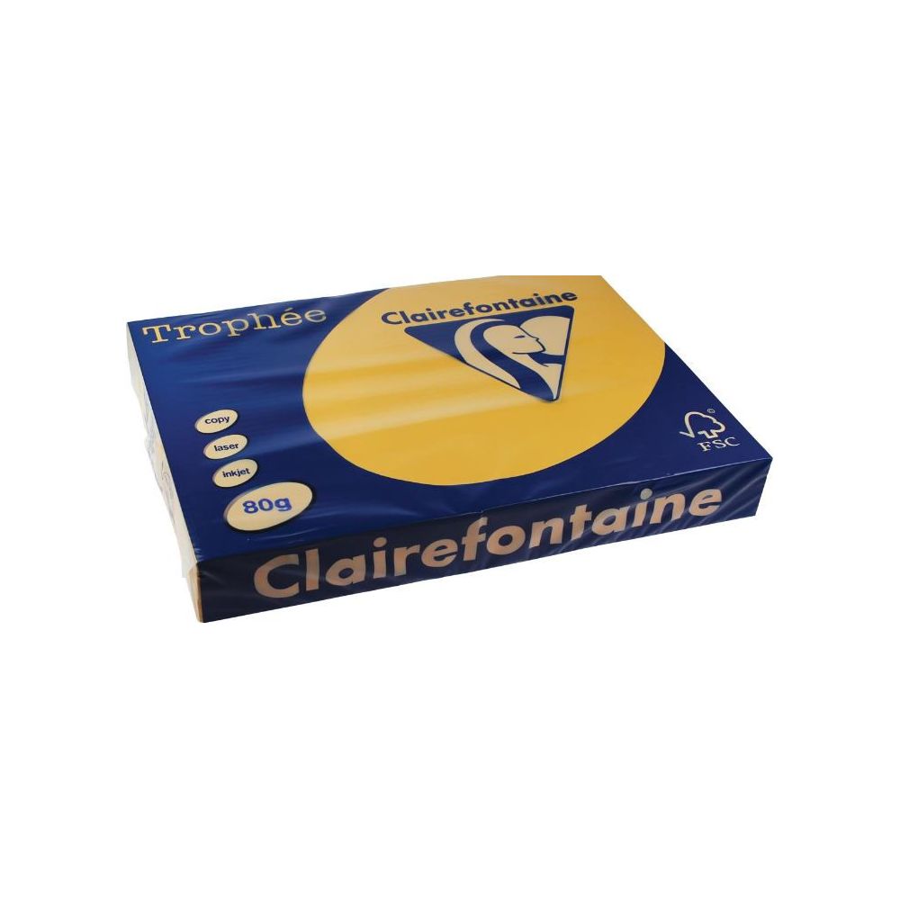 Rame A3 -  80g - Caramel - CLAIREFONTAINE (500 f.) - Ref: 1254