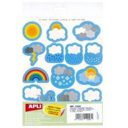 Gommettes LA METEO - 3f - (51 unités) 12946