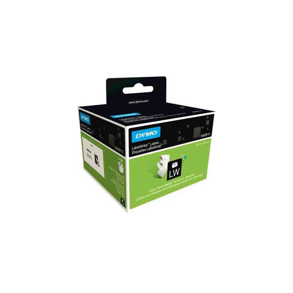 Etiquettes DYMO LabelWriter - 106 x 62mm badge (bte 250 étiq)S0929110
