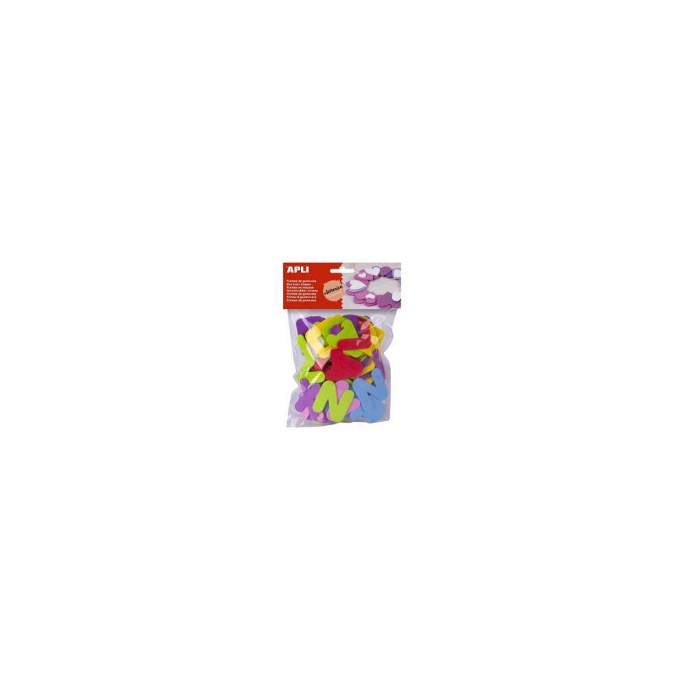 Lettre en mousse AGIPA  Couleurs assorties (Sachet de 104 unités)