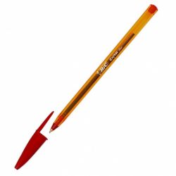 Stylo Bille BIC CRISTAL FINE - Pointe 0.8mm - Trait : 0.35mm -ROUGE