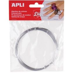 Fil métallique APLI - 1.5 mm x 5 m - ARGENT