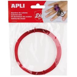 Fil métallique APLI - 1.5 mm x 5 m - ROUGE