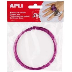 Fil métallique APLI - 1.5 mm x 5 m - ROSE