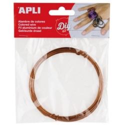 Fil métallique APLI - 1.5 mm x 5 m - CUIVRE