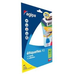 Etiquettes Multifonctions  38.5 x 65mm - 16 f. A5 - AGIPA :114019