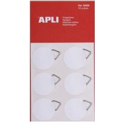 Attache cadre papier auto-adhésif APLI - Sachet de 12