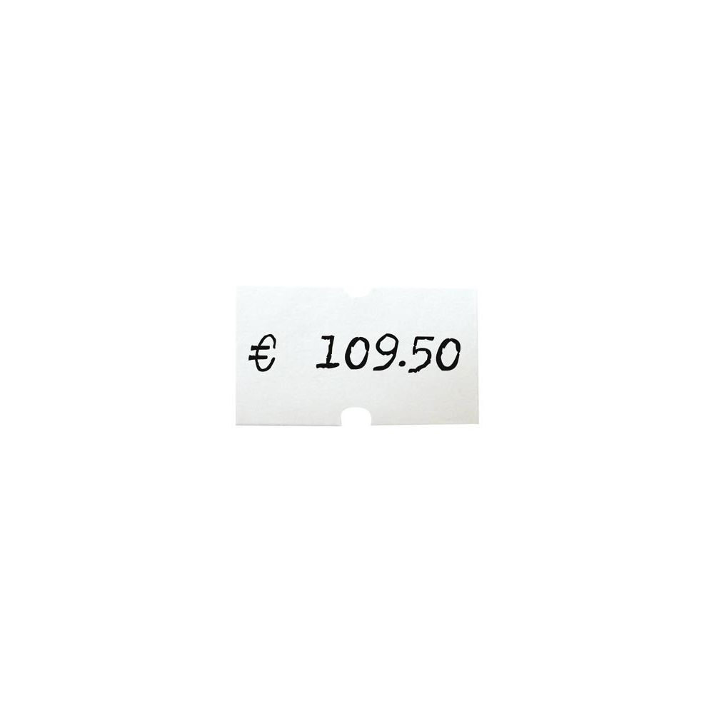 Rouleau 1000 etiq. enlevables 1 ligne (21x12mm) pour étiq. manuelle