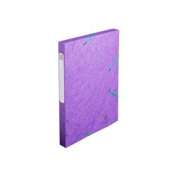 Boite classement Carton - Elast. 24x32cm Dos 60mm EXACOMPTA -VIOLINE
