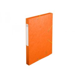 Boite classement Carton - Elast. 24x32cm Dos 60mm EXACOMPTA - ORANGE
