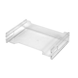 Corbeille courrier HERLITZ - A4 paysage - transparent