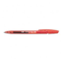 Stylo Gel BIC CRISTAL CLIC - Pointe 1mm - ROUGE