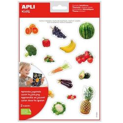 Gommettes FRUITS ET LEGUMES assortis - 2f - (36 unités)