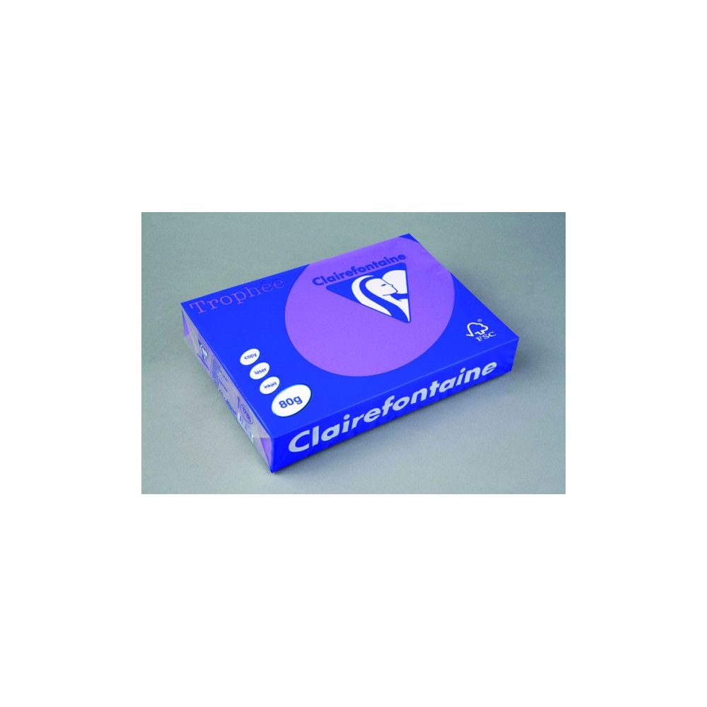Rame A4 -  80g - Violine - CLAIREFONTAINE (500 f.) - Ref:1786