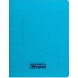 Cahier 17x22cm Séyès 32 p Piqûre 90g Polypro BLEU CLAIREFONTAINE