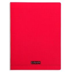 Cahier 17x22cm DL3mm IV Maternelle - 32 p 90g Polypro ROUGE