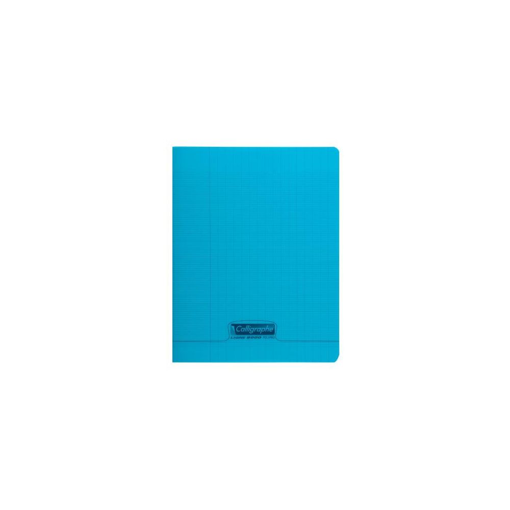 Cahier 17x22cm Séyès 2mm Maternelle 32 p 90g Polypro BLEU CLAIREF.